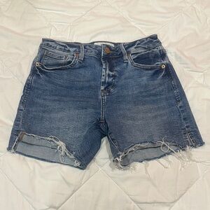 NWOT Dear John Blue Distressed Jean Shorts size 26